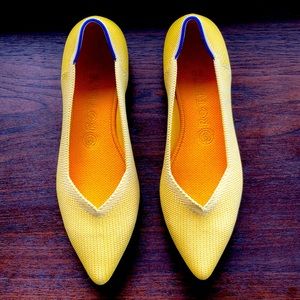 Rothy’s The Point in Sunshine. Size 9.